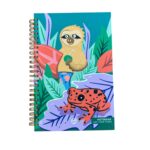 Cuaderno Oso Perezoso - Rayas + stickers