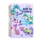 Cuaderno Bocas Town - Hojas blancas + stickers