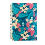 Cuaderno Flor del cafeto y cacaco - Rayas + stickers