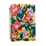 Cuaderno Flor Espíritu Santo - Rayas + stickers