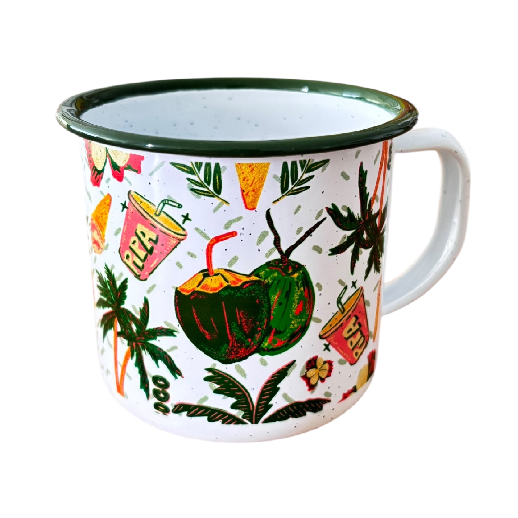fotos tote playa y taza web fondo blanco-03 Taza Verde Pipa - Image 1