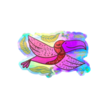 Sticker holográfico - Tucán