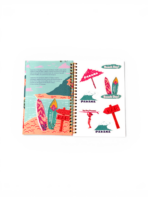Cuaderno Beach Day - Hojas rayas + Stickers - Image 2