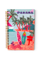Cuaderno Beach Day - Hojas rayas + Stickers