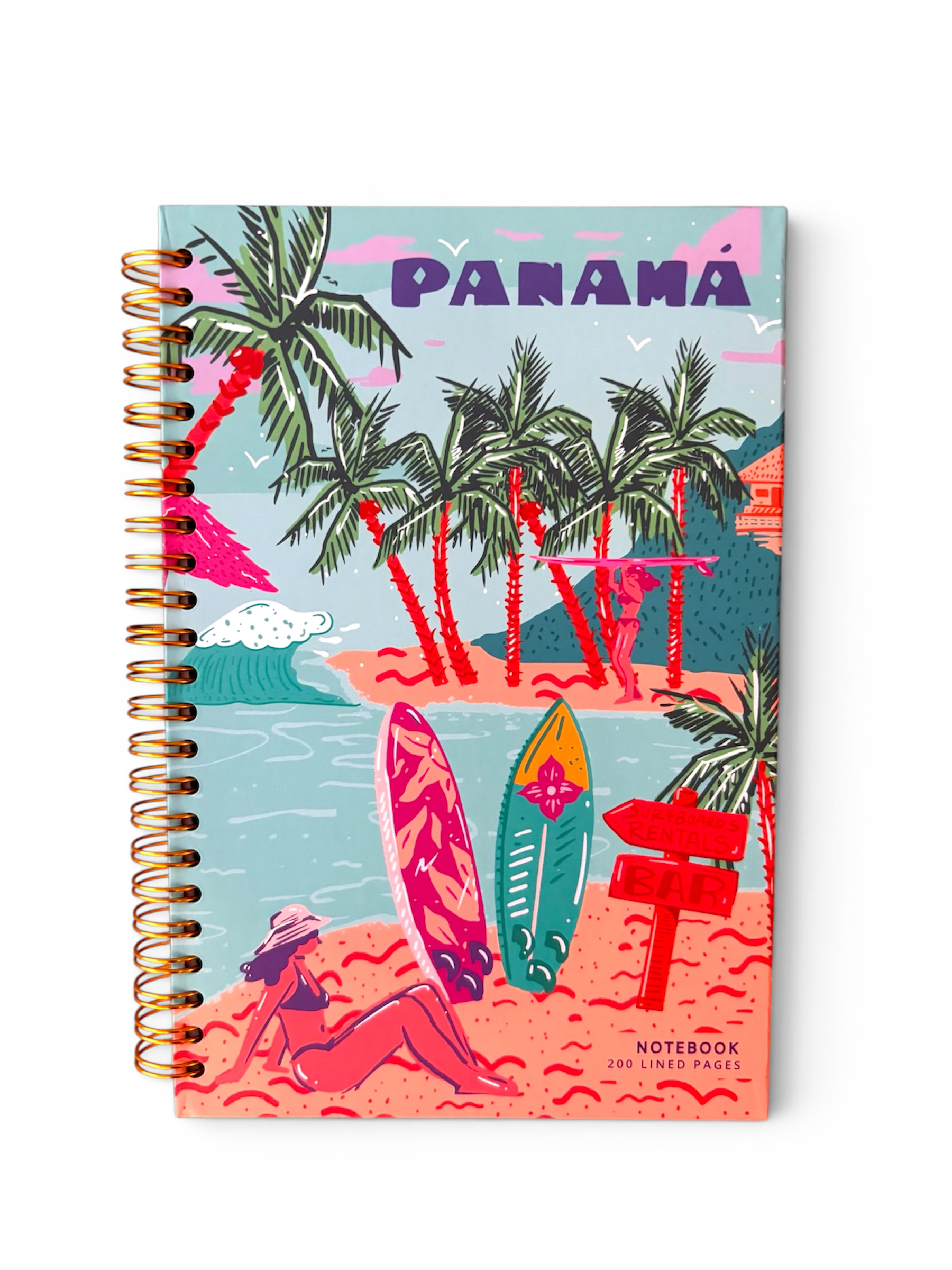Photoroom_20260429_110529 Cuaderno Beach Day - Hojas rayas + Stickers - Image 1