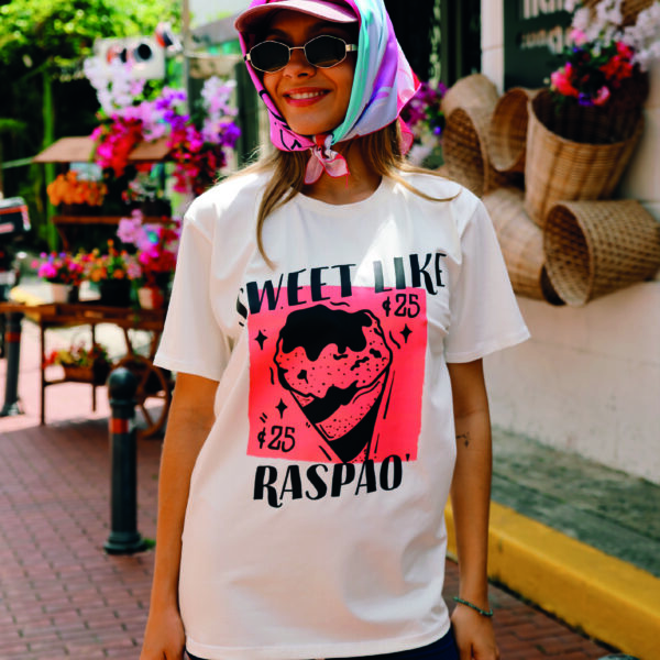 T-shirt Sweet Like Raspao - Semi oversize