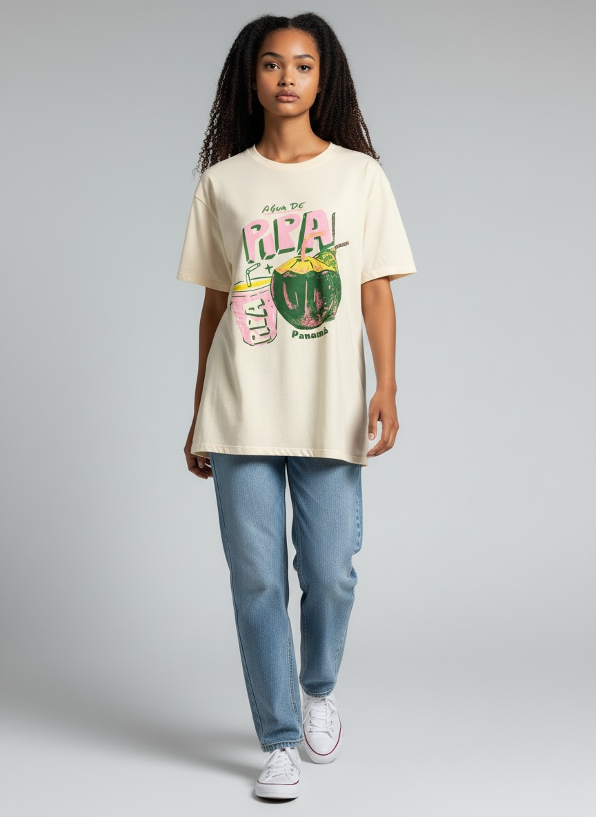 Photoroom_20260520_185637 T-shirt Pipa - Oversize - Image 1